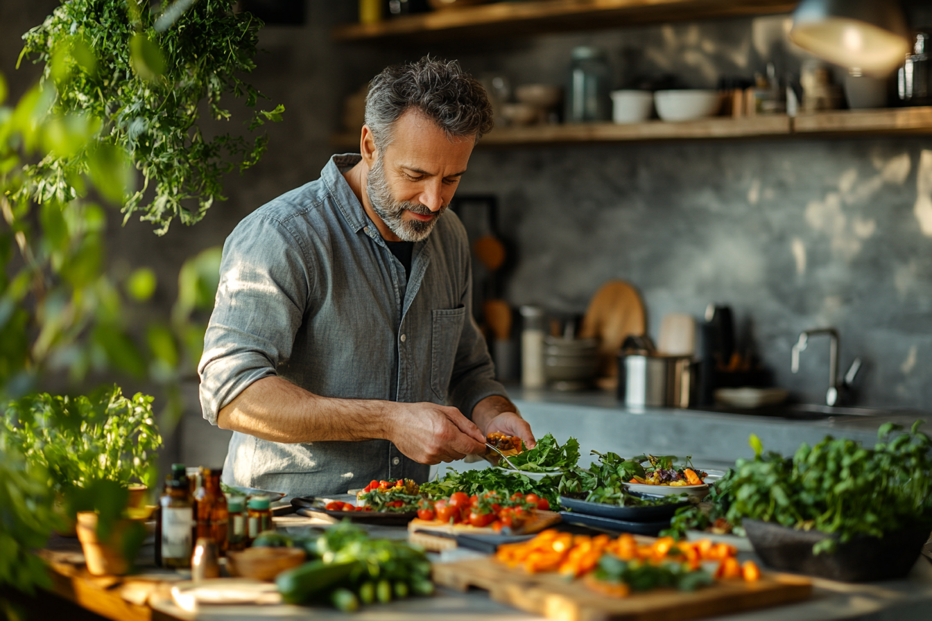 Чоловік під час масажу